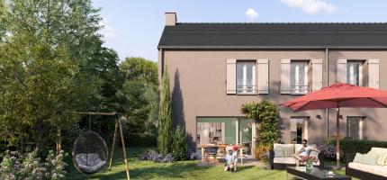 Perspective du programme neuf Les Cottages des Margannes 