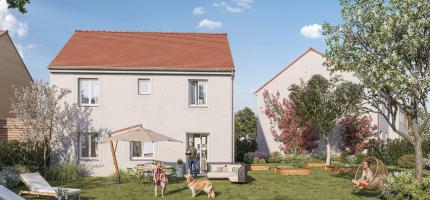 Perspective du programme neuf LES JARDINS DE LONGUEVILLE 