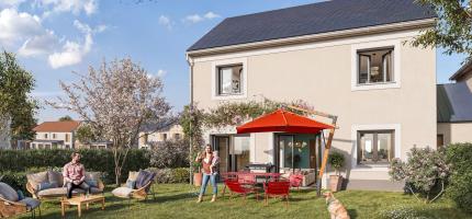 Perspectives du programme neuf LES JARDINS DE JEZZINE 