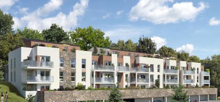 Perspective du programme neuf Les Terrasses du Chateau 