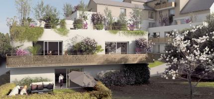 Perspective du programme neuf Les Jardins de Gamilly 
