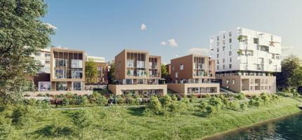 Perspectives du programme neuf ILE EN SEINE - PB7 - LE DELTA 