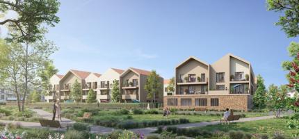 Perspectives du programme neuf HAMEAU DE CALYX - L'IRIS - BAT C 