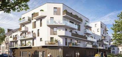 Perspective du programme neuf DOCKSIDE 