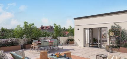 Perspective du programme neuf Avenue Cavaignac 