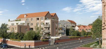 Perspectives du programme neuf Les Terrasses du Parc 