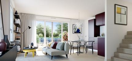 Perspective du programme neuf Le Bois Valentin 