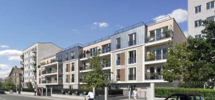 Perspective du programme neuf Les Jardins d'Ormesson 