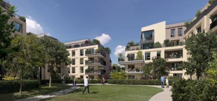 Perspectives du programme neuf Les Terrasses de L'Hippodrome 