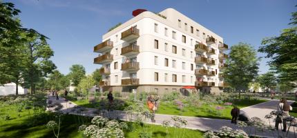 Perspective du programme neuf LE PARC DES ORCHIDÉES 