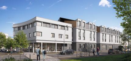 Perspective du programme neuf My Campus Anjou 