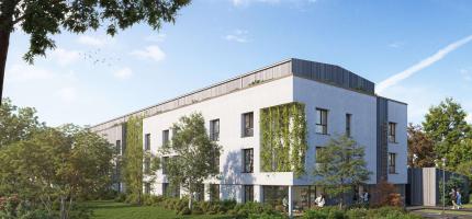Perspective du programme neuf Campus Tevenn Vannes Séné 