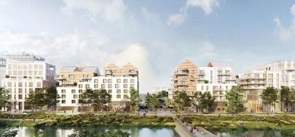 Perspective du programme neuf Les Jardins de Gaïa 