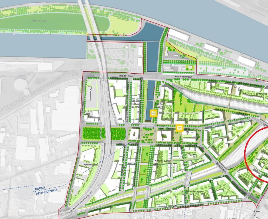 Résidence neuve Flaubert sur Seine : Écoquartier à Rouen