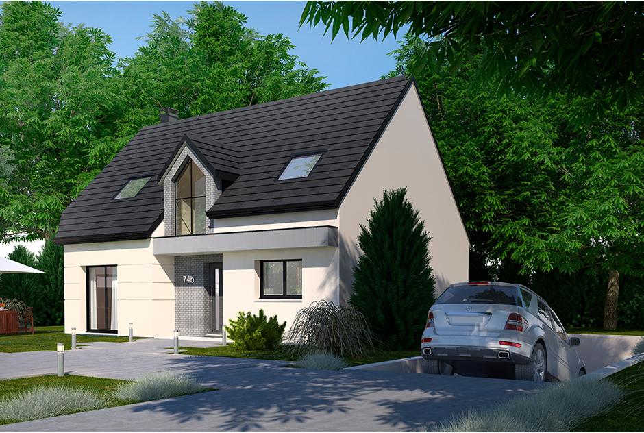 Terrain + Maison à vendre Valliquerville(76) Achat terrain et maison