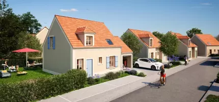 Perspective du programme neuf LE HAMEAU DU VERGER 