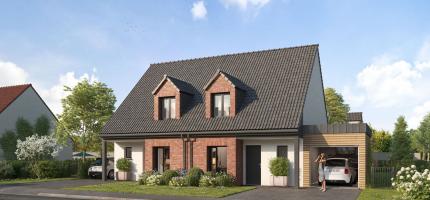 Perspective du programme neuf LE DOMAINE DES LYS 