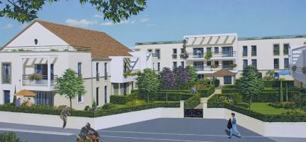 Perspective du programme neuf Le Domaine du Chemin Vert 
