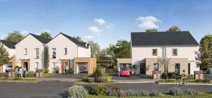 Perspectives du programme neuf Les Jardins du Rocher 