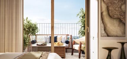 Perspectives du programme neuf Les Terrasses Championnet 