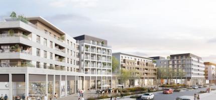 Perspectives du programme neuf LES TERRASSES MARCEAU 