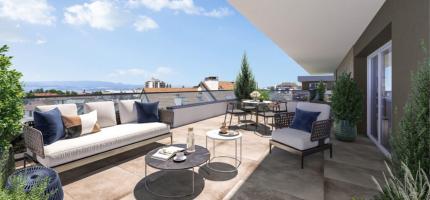 Perspective du programme neuf Les Balcons du Léman 