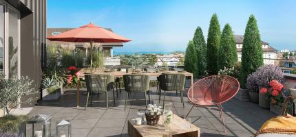 Perspectives du programme neuf Les Jardins du Lac 