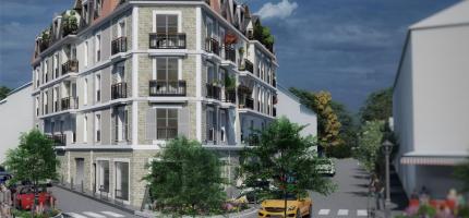 Perspective du programme neuf LE CINQ 