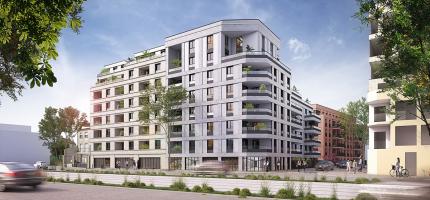 Perspectives du programme neuf LES JARDINS ROSTAND 
