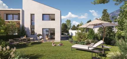 Perspective du programme neuf L'écrin - Maisons 