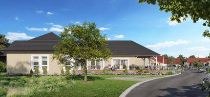 Perspective du programme neuf LA PROMENADE DES SOURCES 