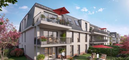 Perspective du programme neuf La Rose des Vents 