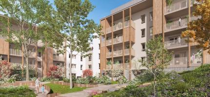 Perspective du programme neuf PASSAGE DE FLORE / Annecy 