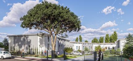 Perspectives du programme neuf ALL SUITES STUDY VILLENAVE D'ORNON - PH 2 - BAT C 