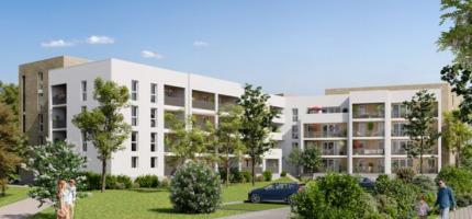 Perspectives du programme neuf LES JARDINS D'AQUITAINE 