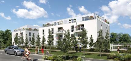Perspective du programme neuf Les Jardins Saint-Louis 