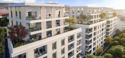 Perspective du programme neuf LE QUARTZ 