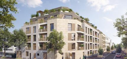 Perspective du programme neuf LES TERRASSES DE LA BIEVRE 
