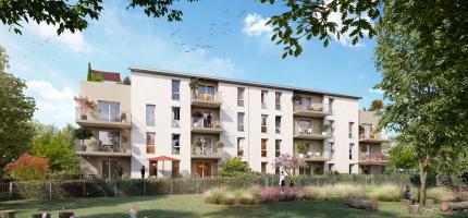 Perspective du programme neuf DOMAINE DU VALLON 