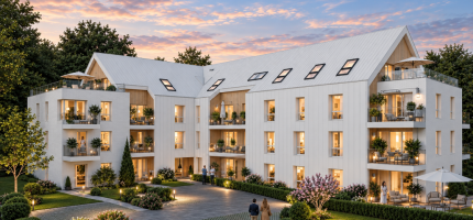 Perspectives du programme neuf Les Jardins de Gabrielle 