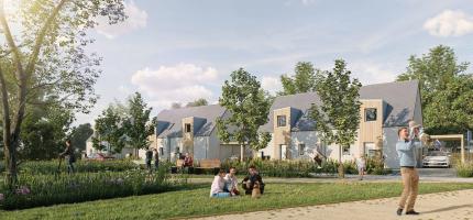 Perspectives du programme neuf Le Domaine d'Ombrage 