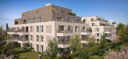 Perspective du programme neuf Les Jardins Sophoras 