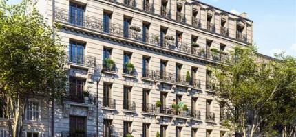 Perspectives du programme neuf LES BALCONS DE MASSALIA 