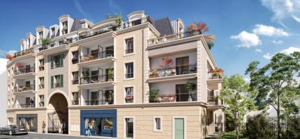 Perspectives du programme neuf LES TERRASSES MANSART 