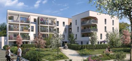 Perspective du programme neuf LES VERGERS D'IDRON 