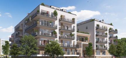 Perspective du programme neuf Les Terrasses des Floralies 