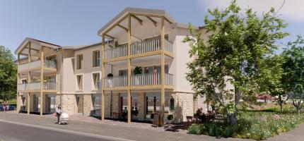 Perspectives du programme neuf Les Terrasses des 3 Parcs 