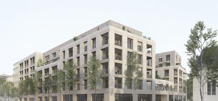 Perspective du programme neuf LES PIERRES SAUVAGES 