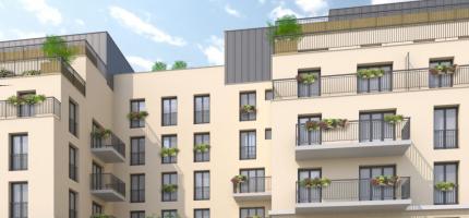 Perspective du programme neuf Les Terrasses du Canal 