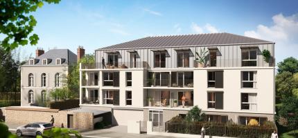 Perspective du programme neuf Le Clos Choisille 